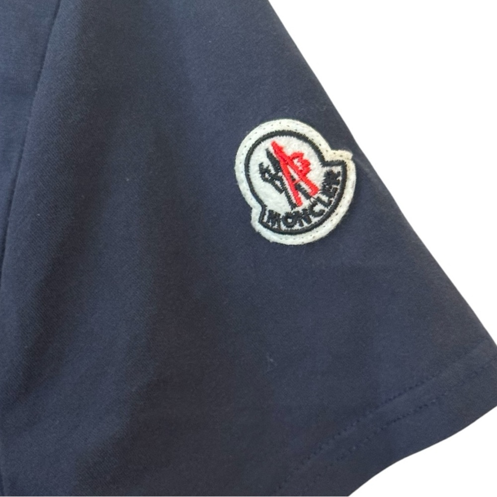 Moncler A-Line Crew Neck Knee-Length Dress in Navy in GUC, Size XS - Picture 8 of 8